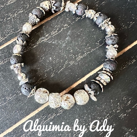 Alquimia by Ady Black and Silver Bracelet - Picture 1 of 1